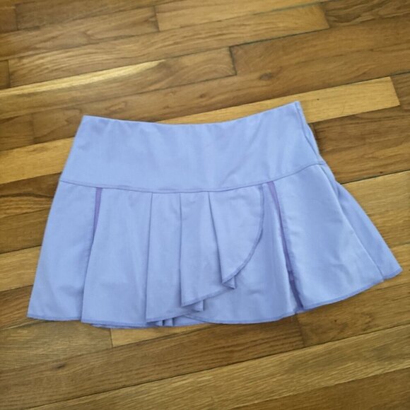 Lucky in Love Women's Purple Skort Pleated Tennis Size M - Picture 2 of 5